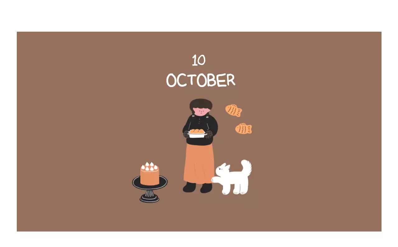 알록달록한 귀여운 일상 일러스트 컨셉