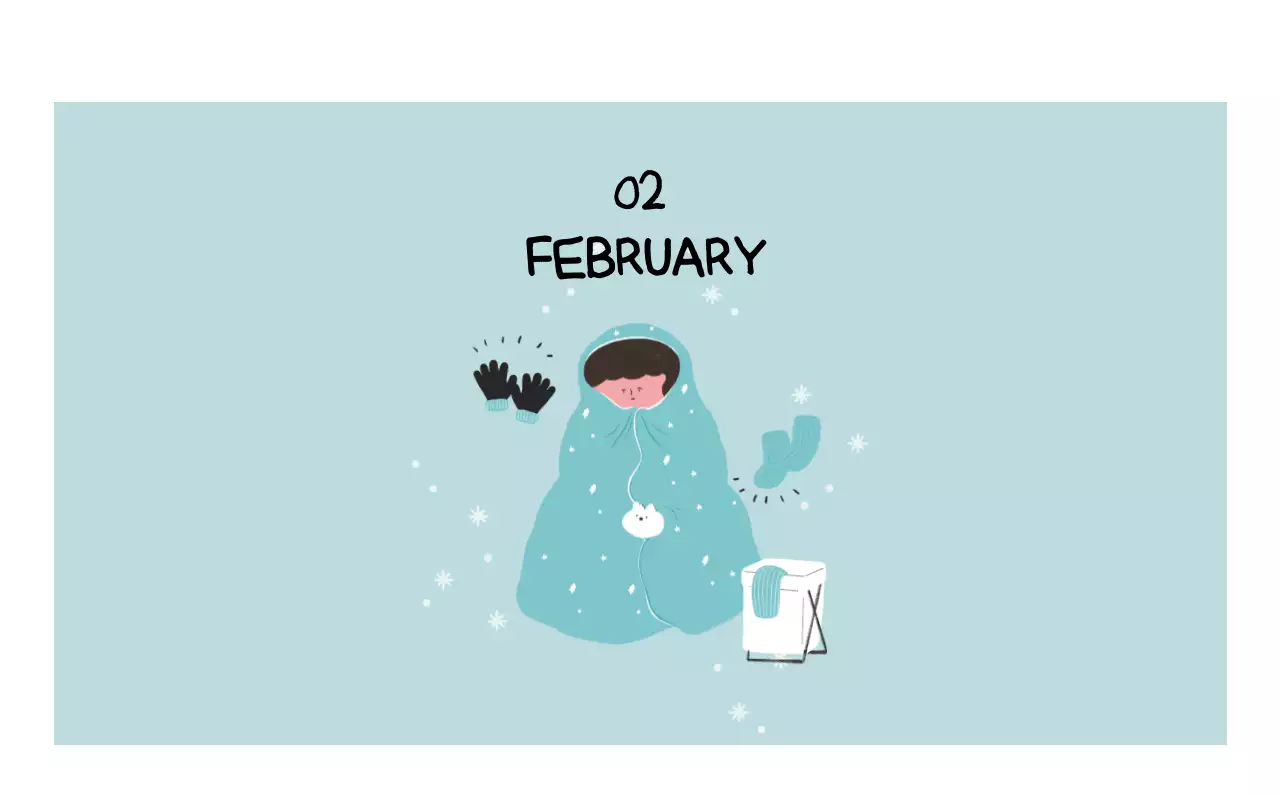 알록달록한 귀여운 일상 일러스트 컨셉