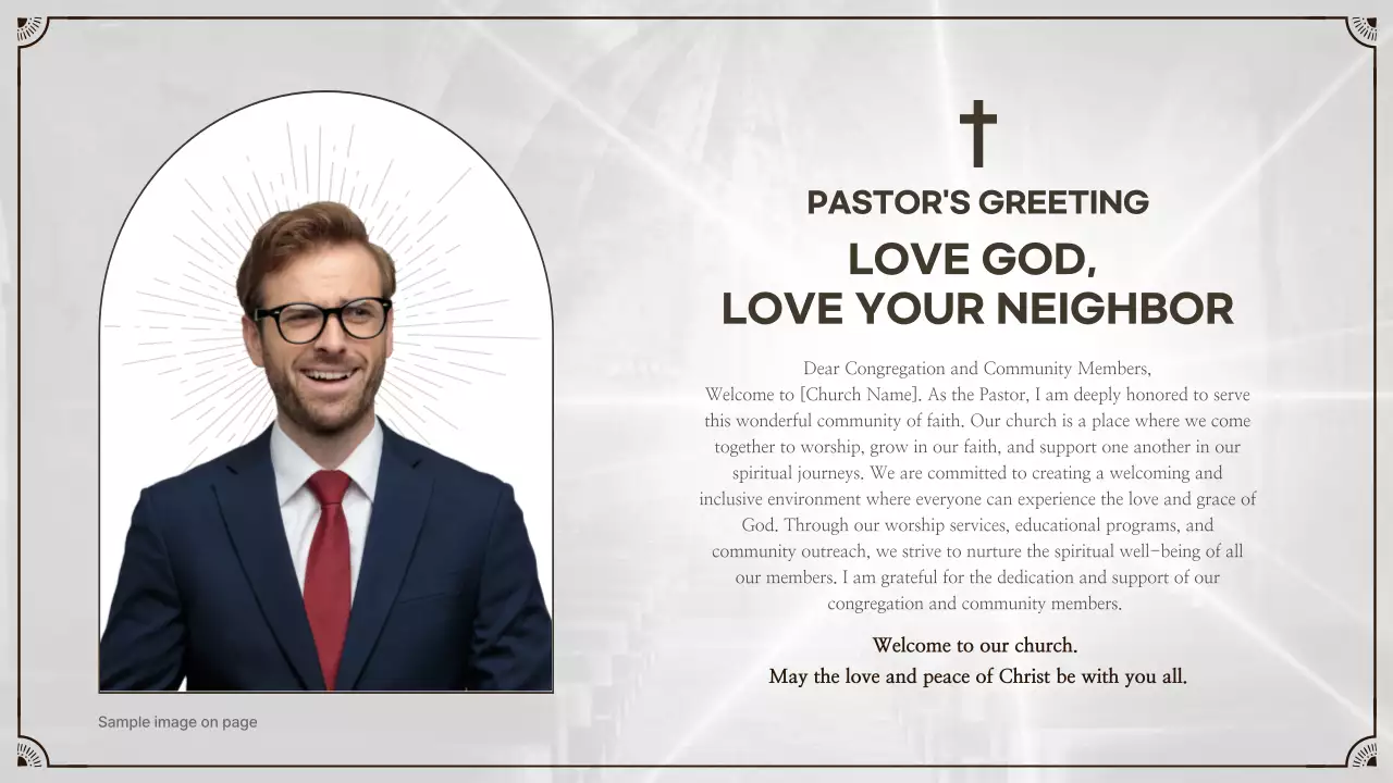 Black Professional Greetings Invitation Presentation