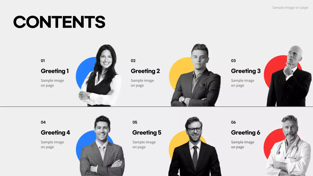 Black Professional Greetings Invitation Presentation