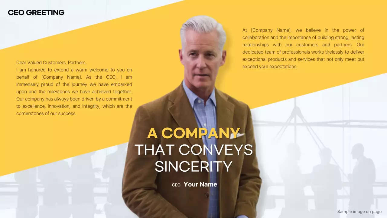 Black Professional Greetings Invitation Presentation