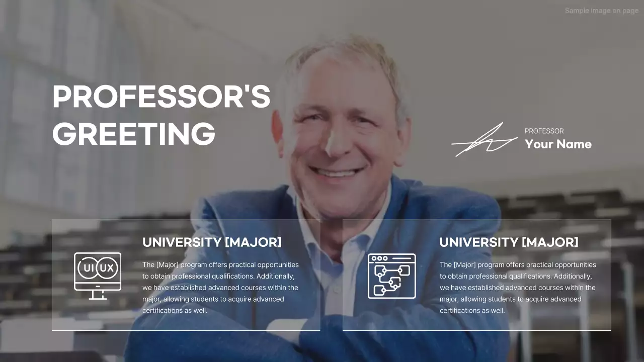 Black Professional Greetings Invitation Presentation