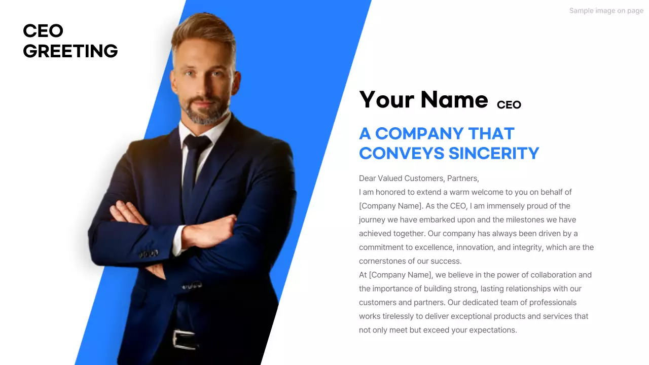 Black Professional Greetings Invitation Presentation