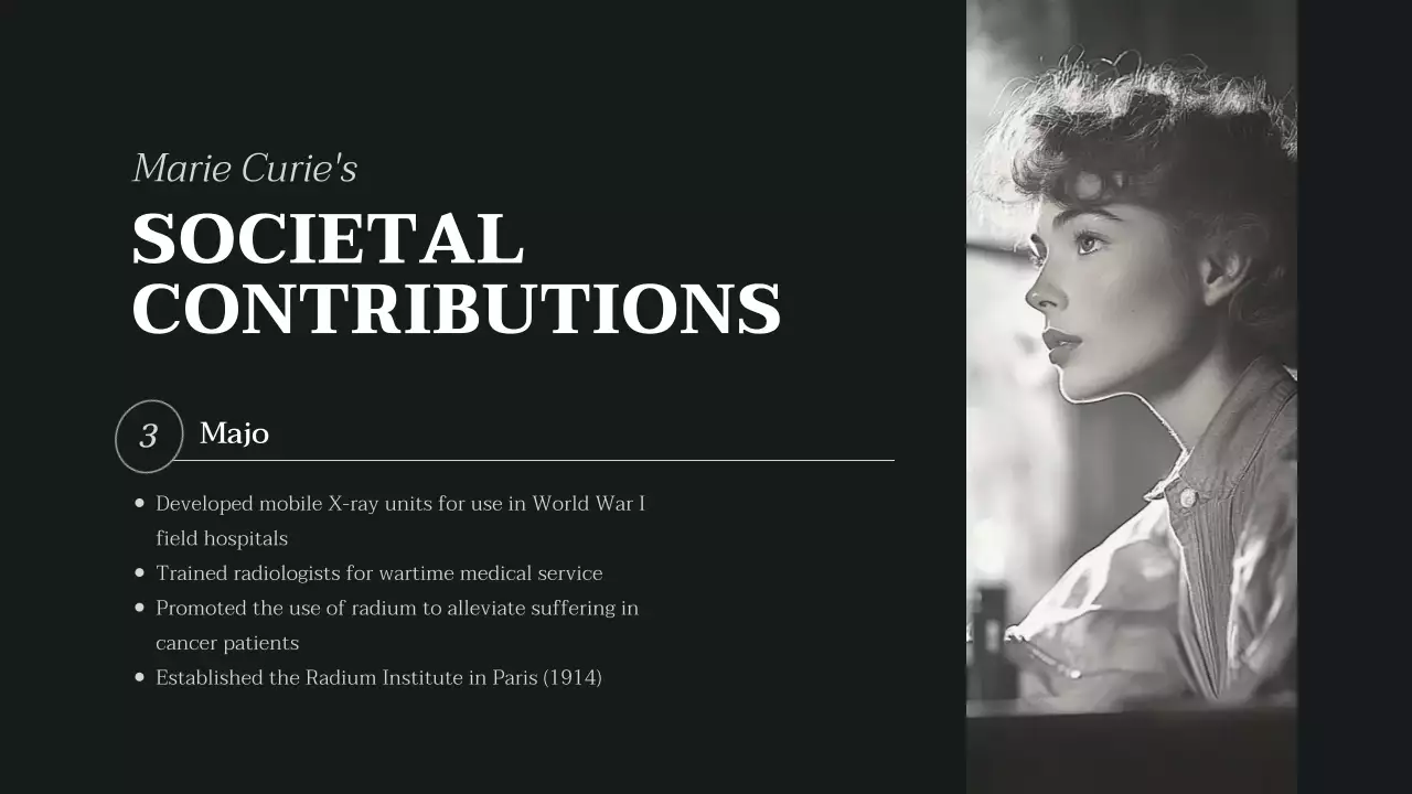 Black Vintage Biography Presentation