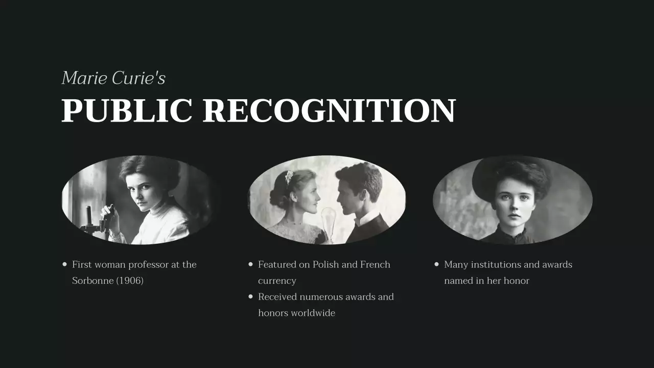 Black Vintage Biography Presentation