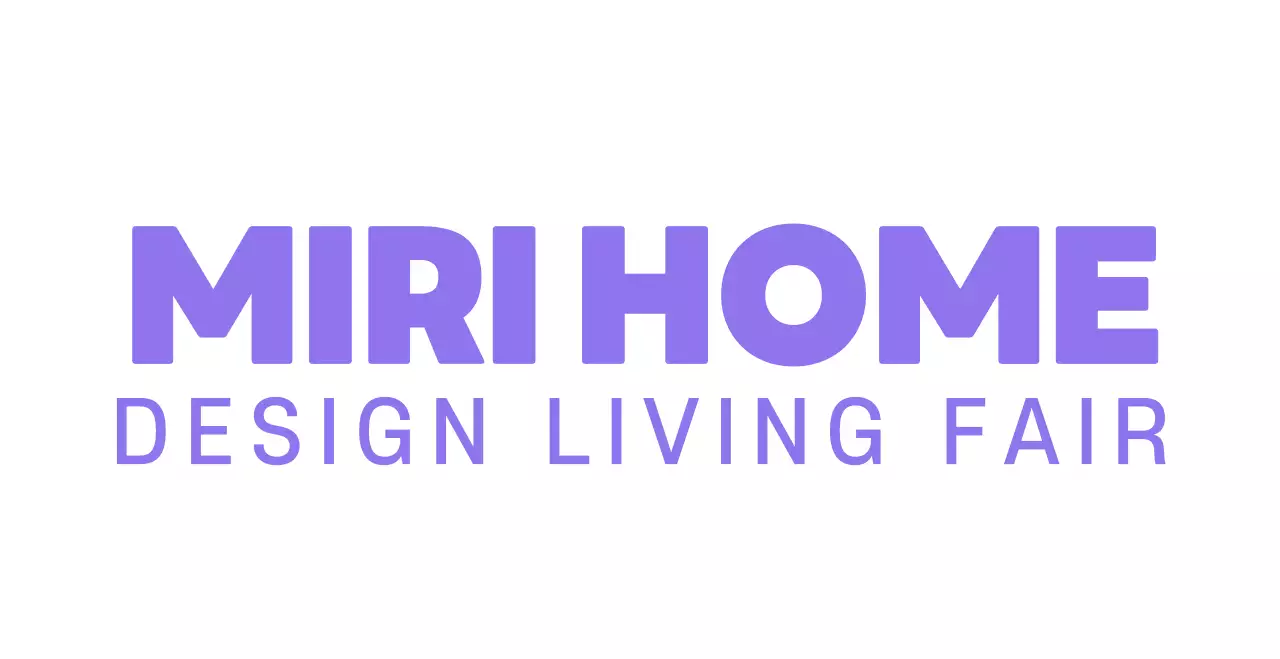 집 형태의 일러스트가 들어간 심플한 인테리어 리빙 박람회