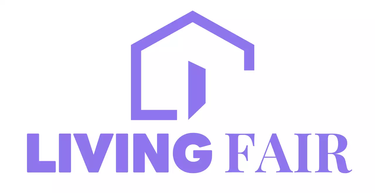 집 형태의 일러스트가 들어간 심플한 인테리어 리빙 박람회