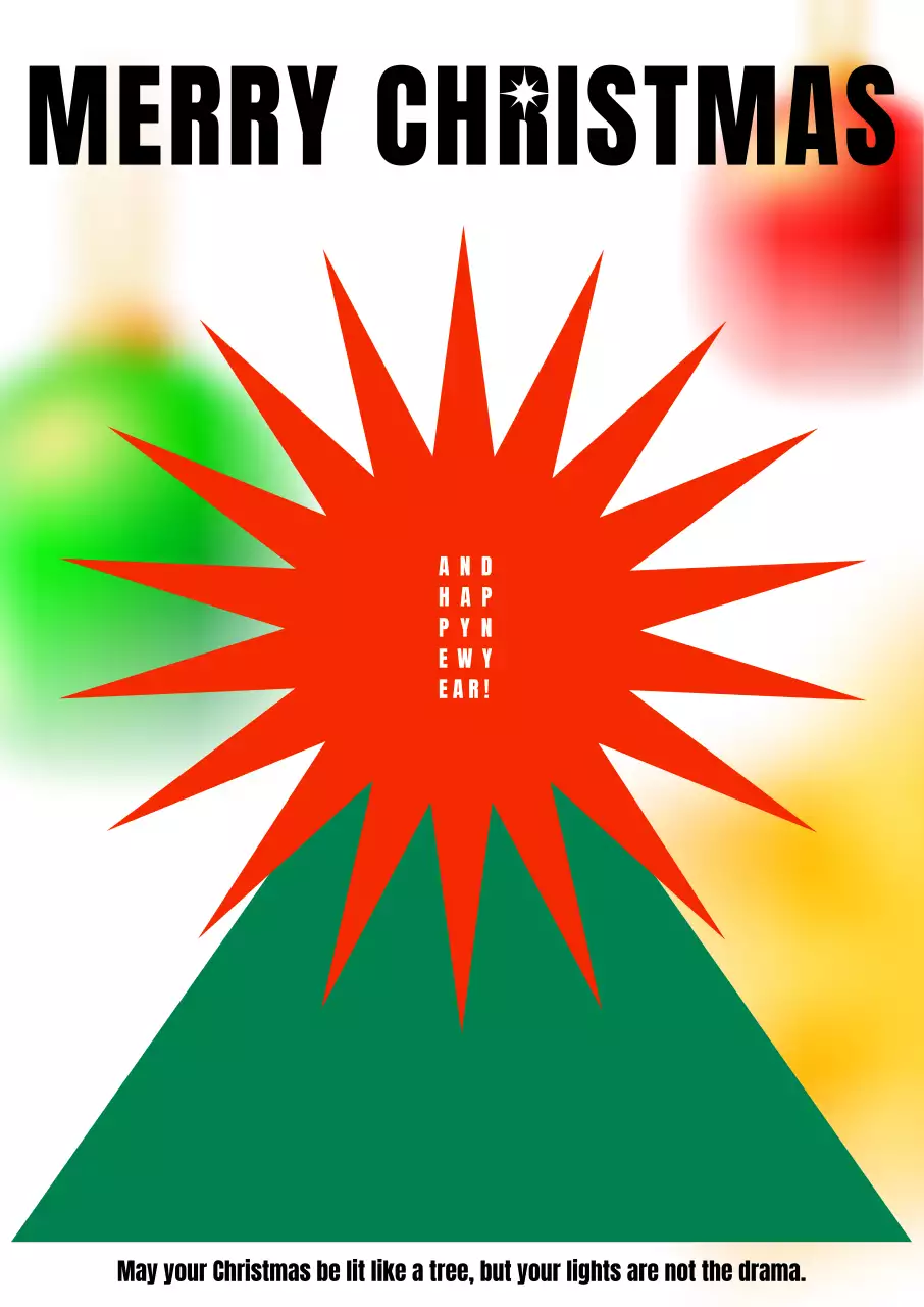 빨강 초록 팝아트 크리스마스 표지