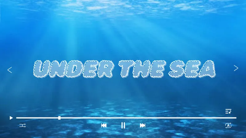 blue aquatic video playlist