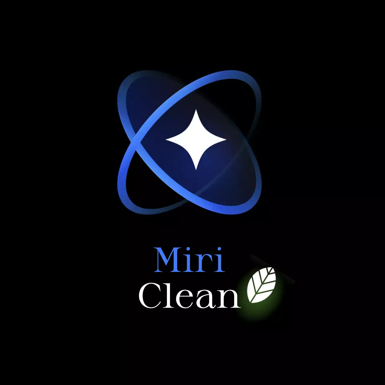 검정 심플 클리닝 홍보