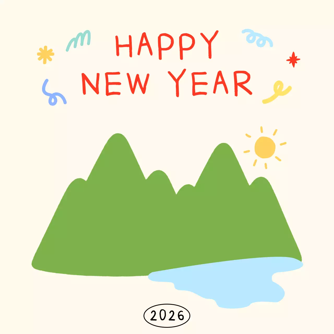 알록달록 아기자기한 새해 기념