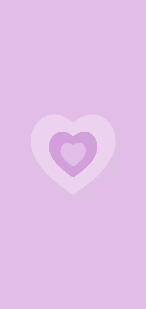 연보라 심플 사랑 엽서