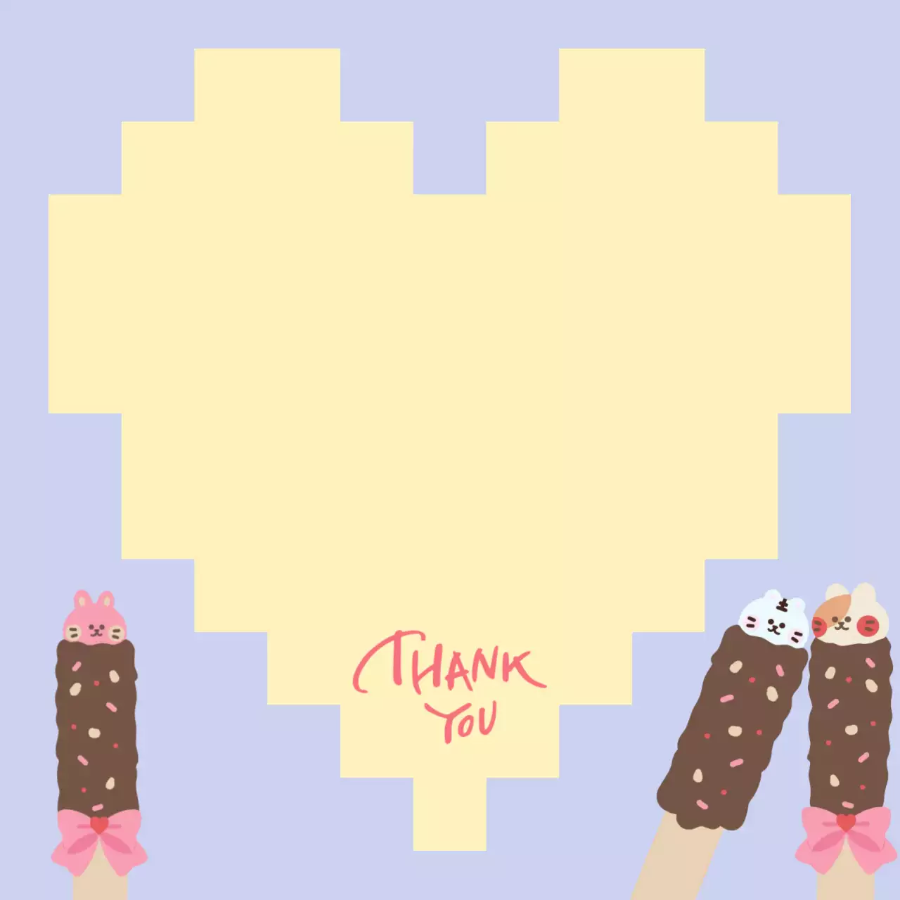 연보라 아기자기한 감사 인사