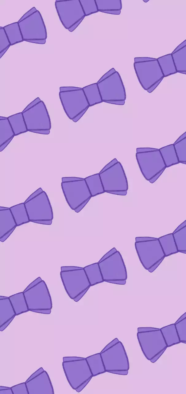 보라색의 심플한 리본 패턴 화면