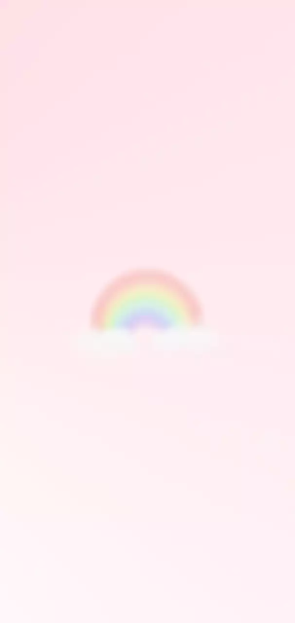 핑크 심플 무지개 다꾸