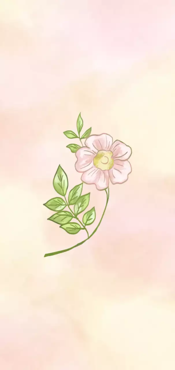 pink botanical flower invitation