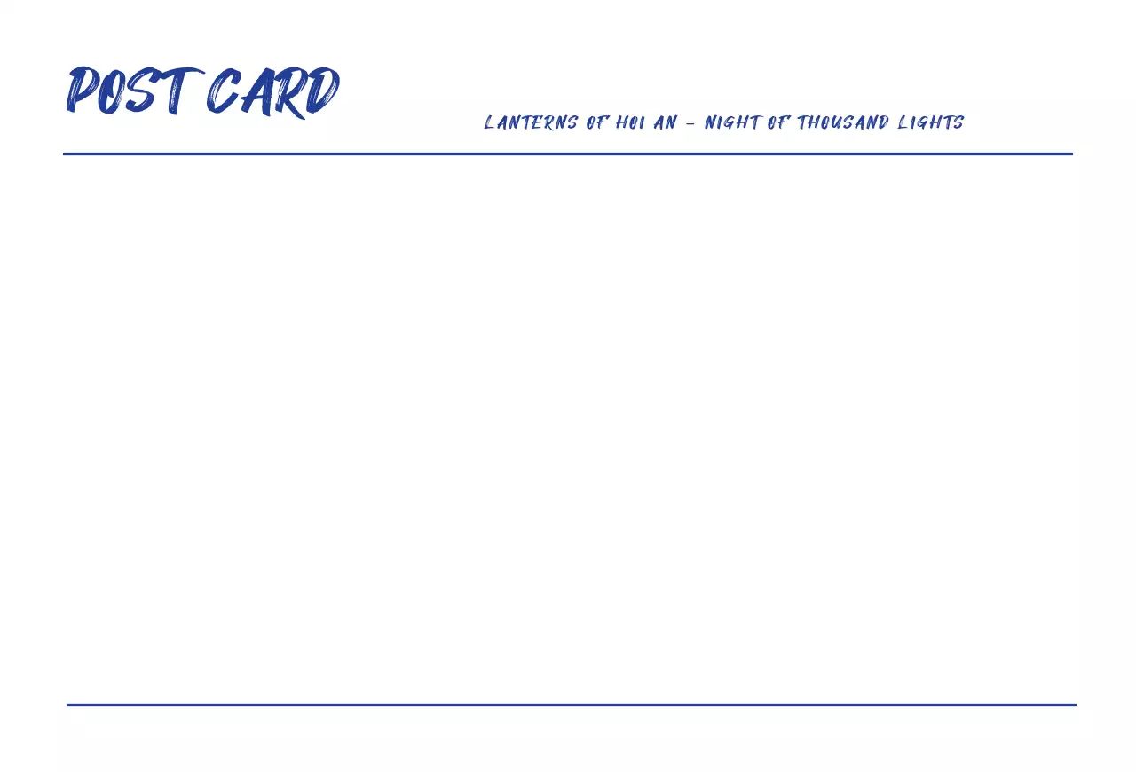 베트남 호이안의 야경