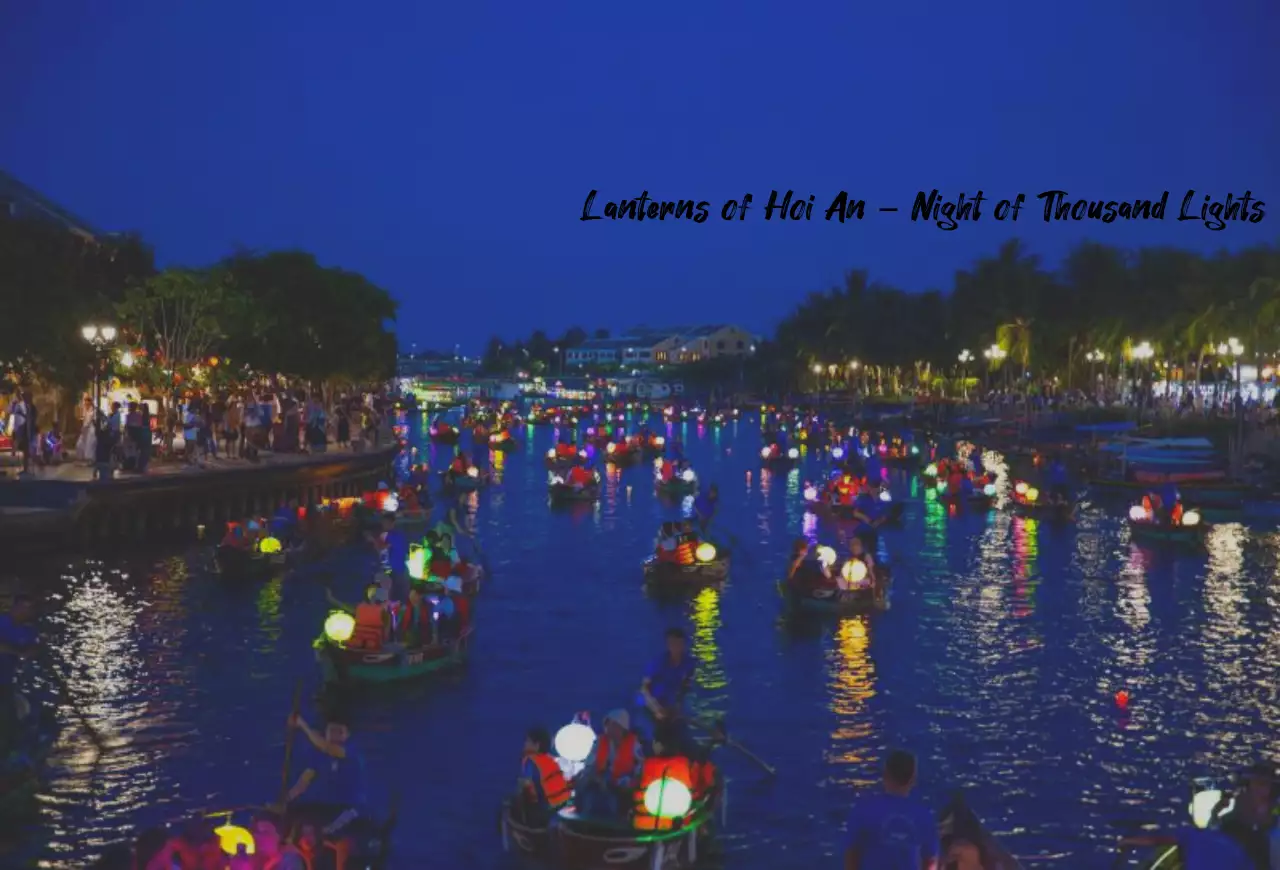 베트남 호이안의 야경