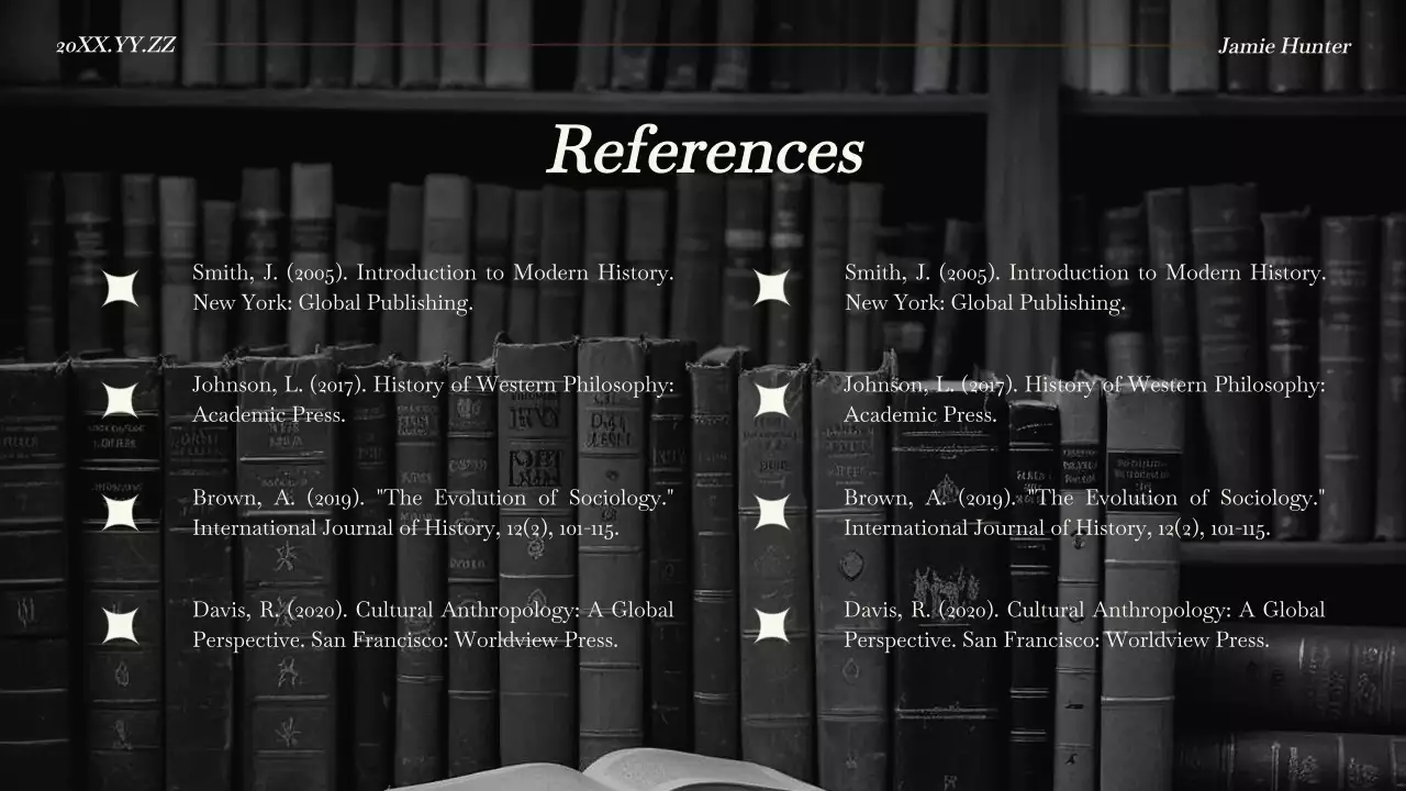 Brown Classic Biography Presentation