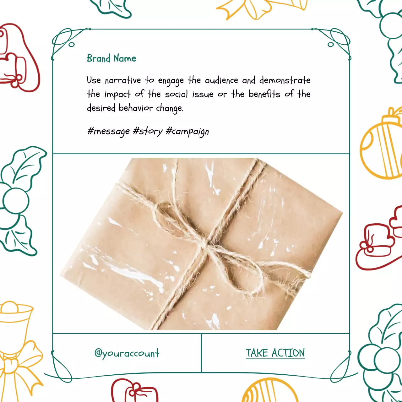 Beige Modern Brand Promotion Social Media Post