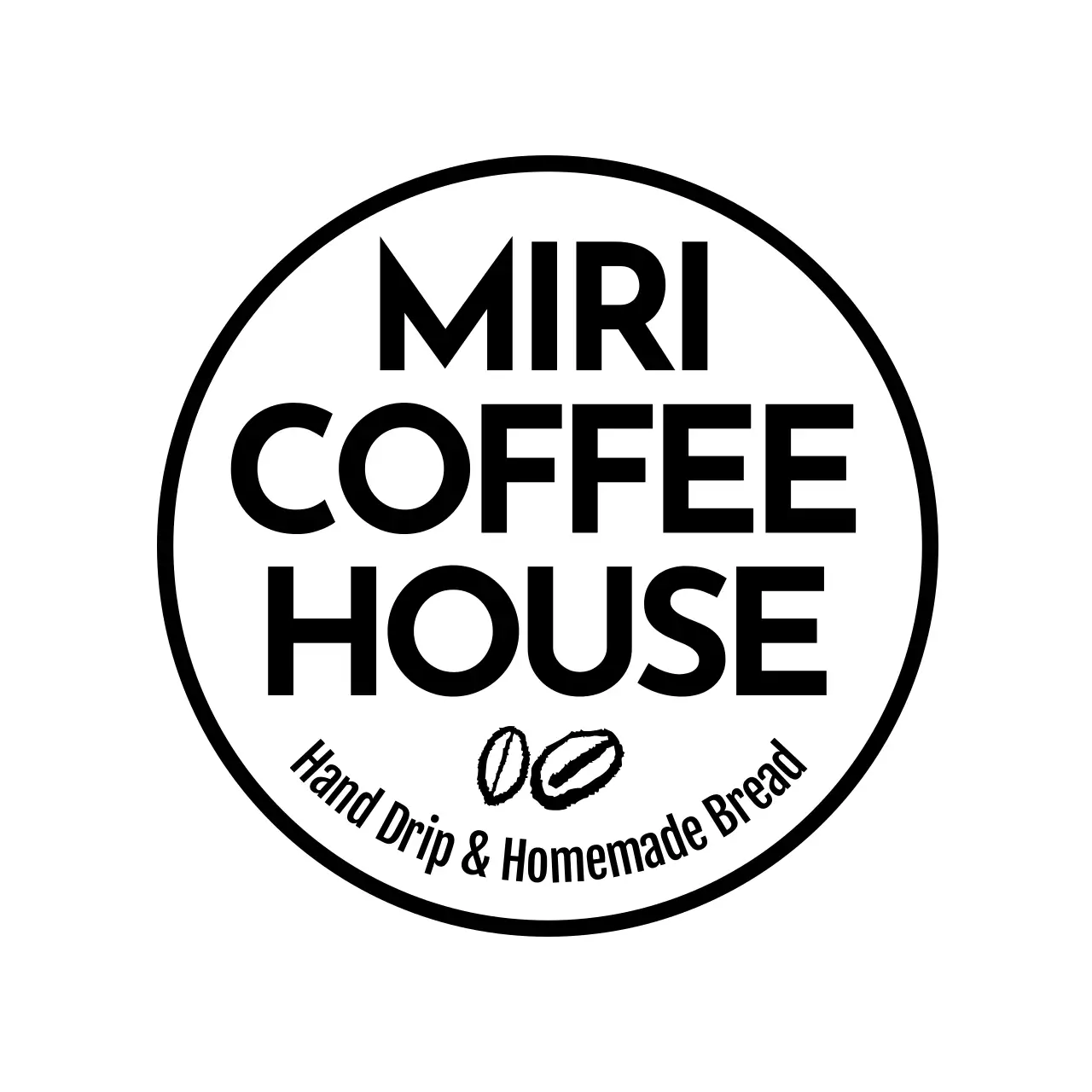 白黒 シンプル コーヒー ロゴ シンボルロゴ シンボルロゴ