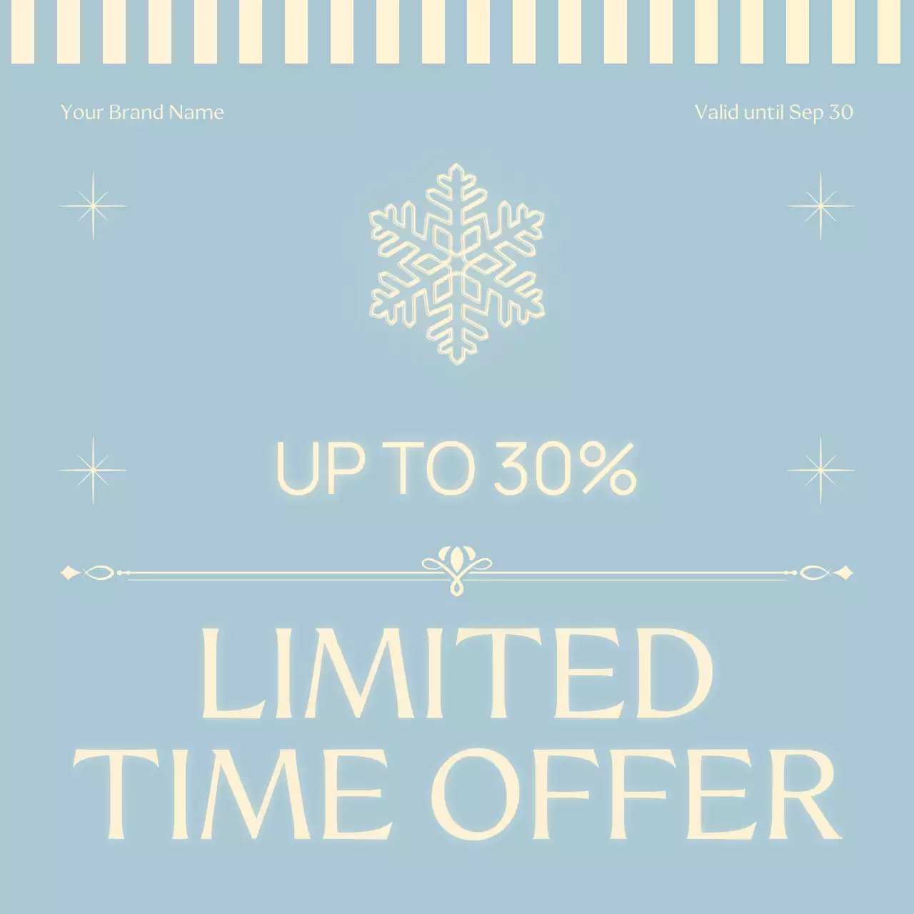 Red Elegant Christmas Sale Promotion Instagram Post