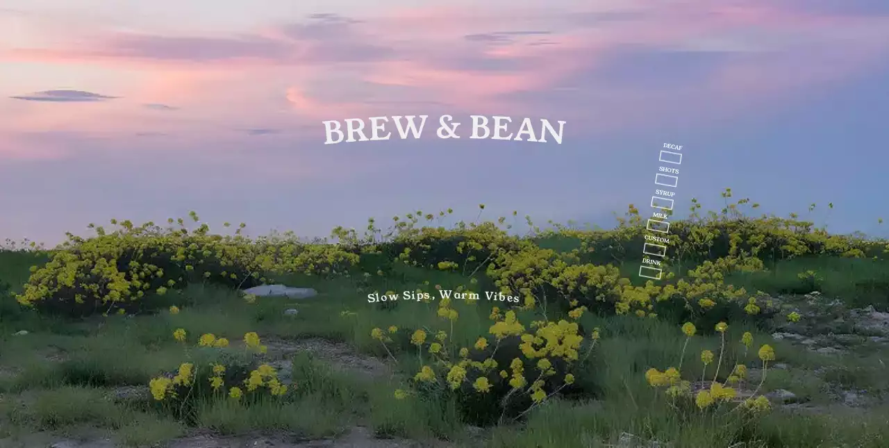 緑 シンプル コーヒー ラベル