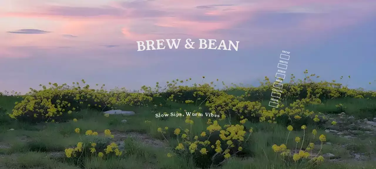 緑 シンプル コーヒー ラベル