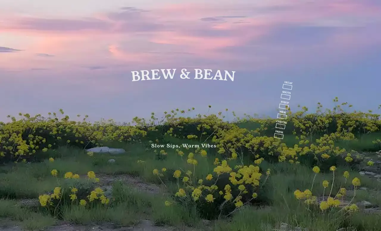 緑 シンプル コーヒー ラベル