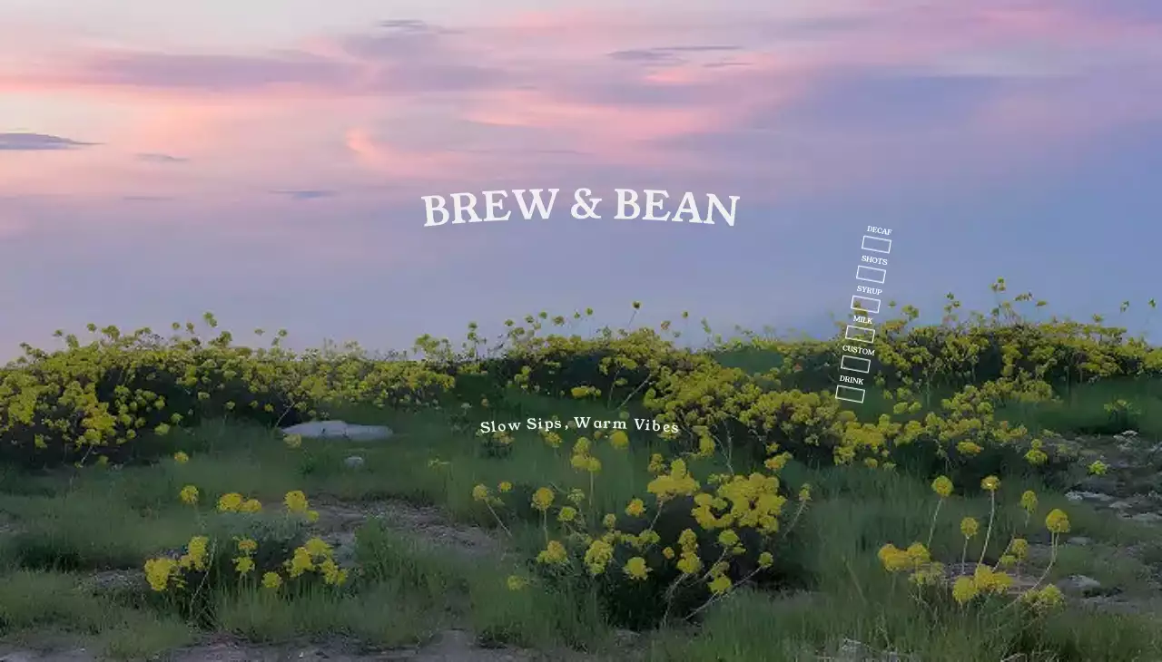 緑 シンプル コーヒー ラベル