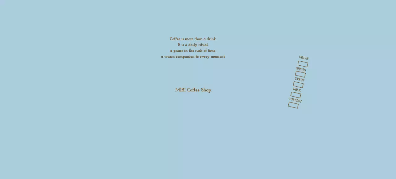 水色 シンプル コーヒー カップスリーブ