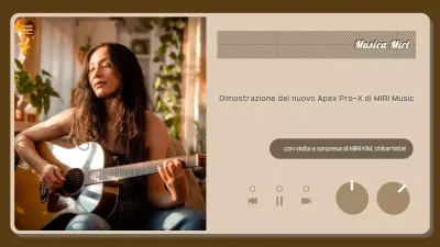 Promozione del negozio al dettaglio di strumenti musicali vintage Brown