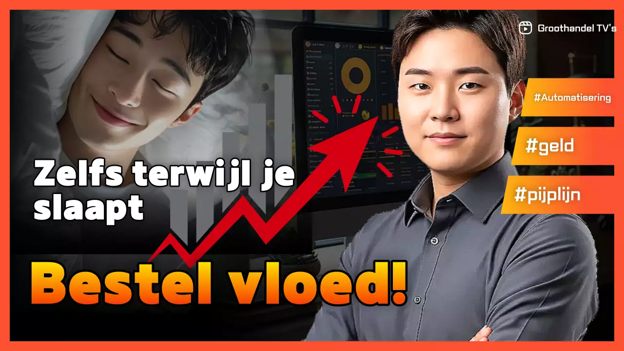 Oranje moderne online reclame