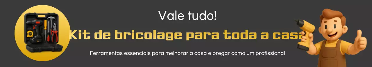 Anúncio de kit faça-você-mesmo simples na cor cinza
