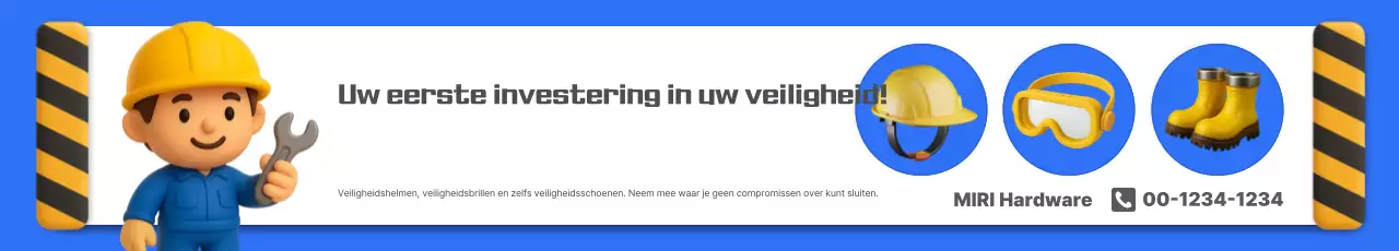 Promotiecampagne voor Blauwe Eenvoudige Veiligheid