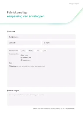 Mint Simple Productiehandleiding