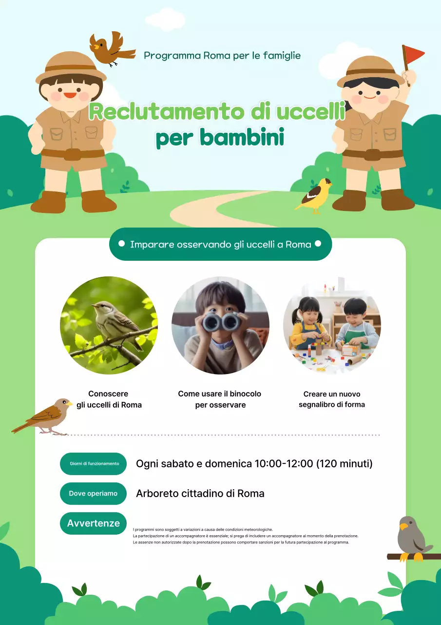 Guida al reclutamento del Green Baby Experience Group