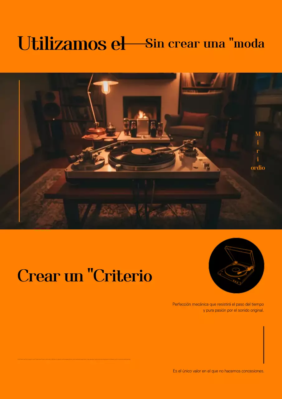 Anuncio de Orange Vintage Audio