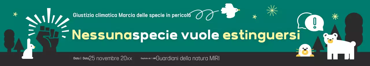 Campagna per l'ambiente Green Nature