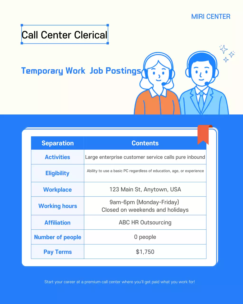 Blue Clean Recruitment Notice