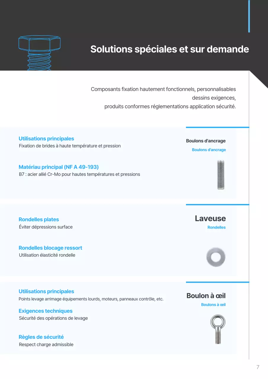 Catalogue industriel moderne Sky Blue