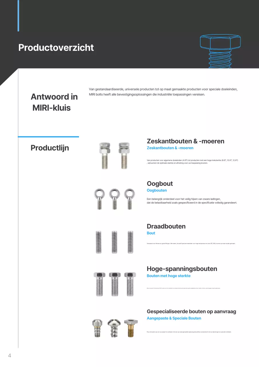 Hemelsblauwe moderne industriële catalogus