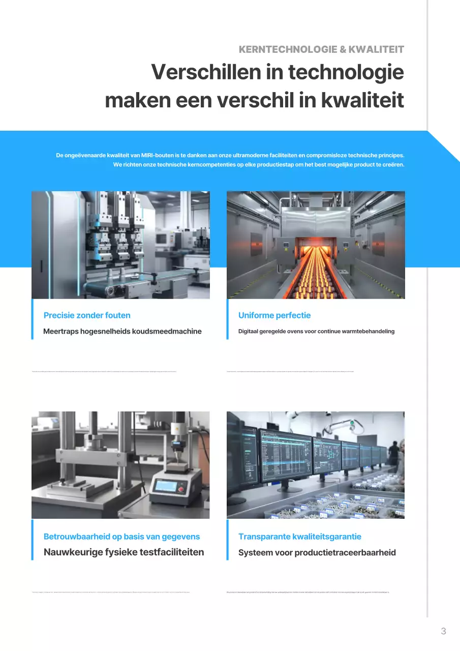 Hemelsblauwe moderne industriële catalogus