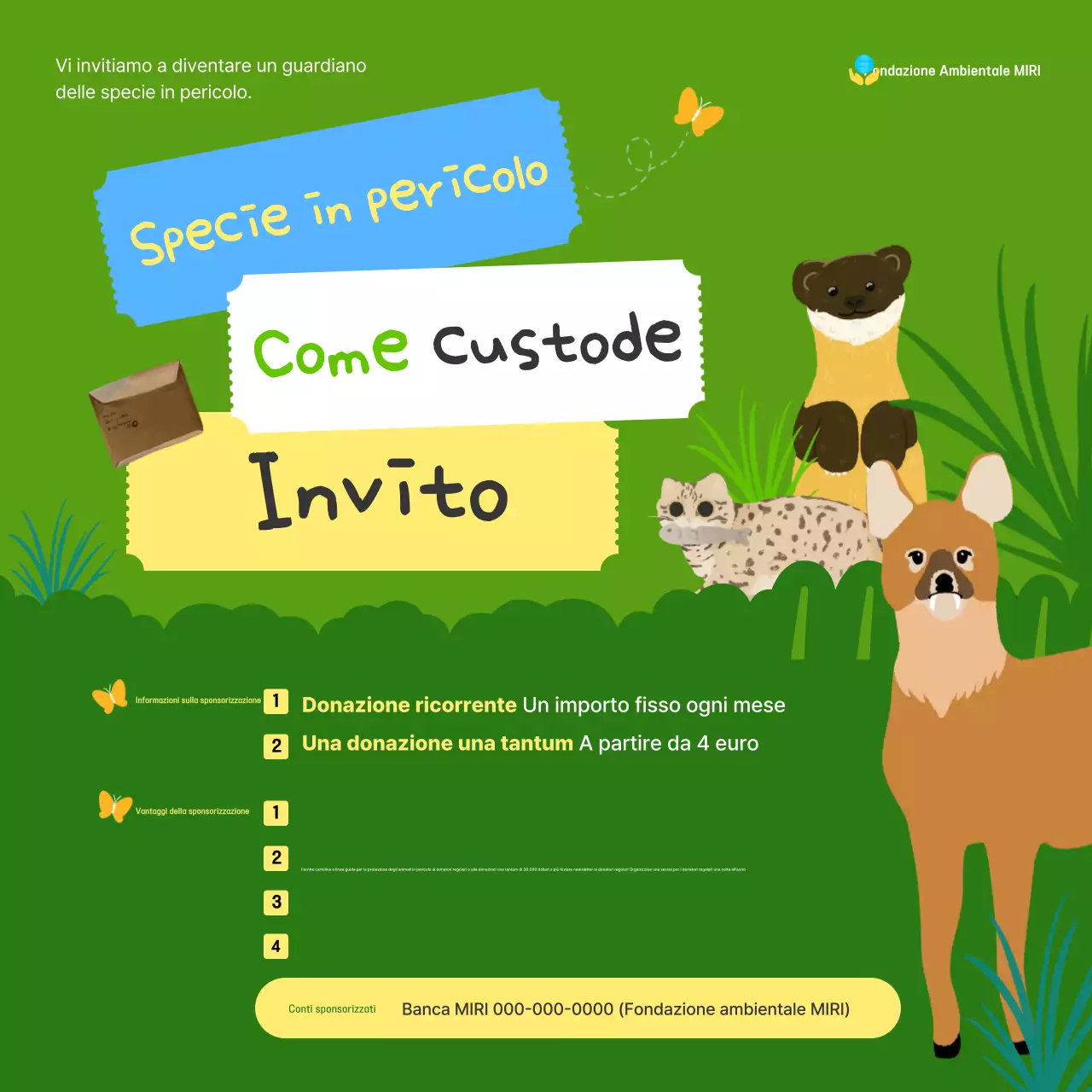 Campagna per l'ambiente Green Nature