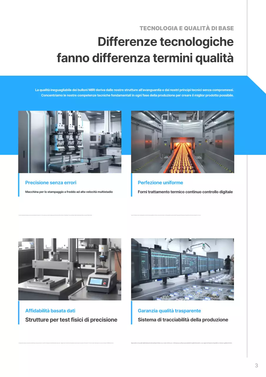 Catalogo industriale moderno blu cielo