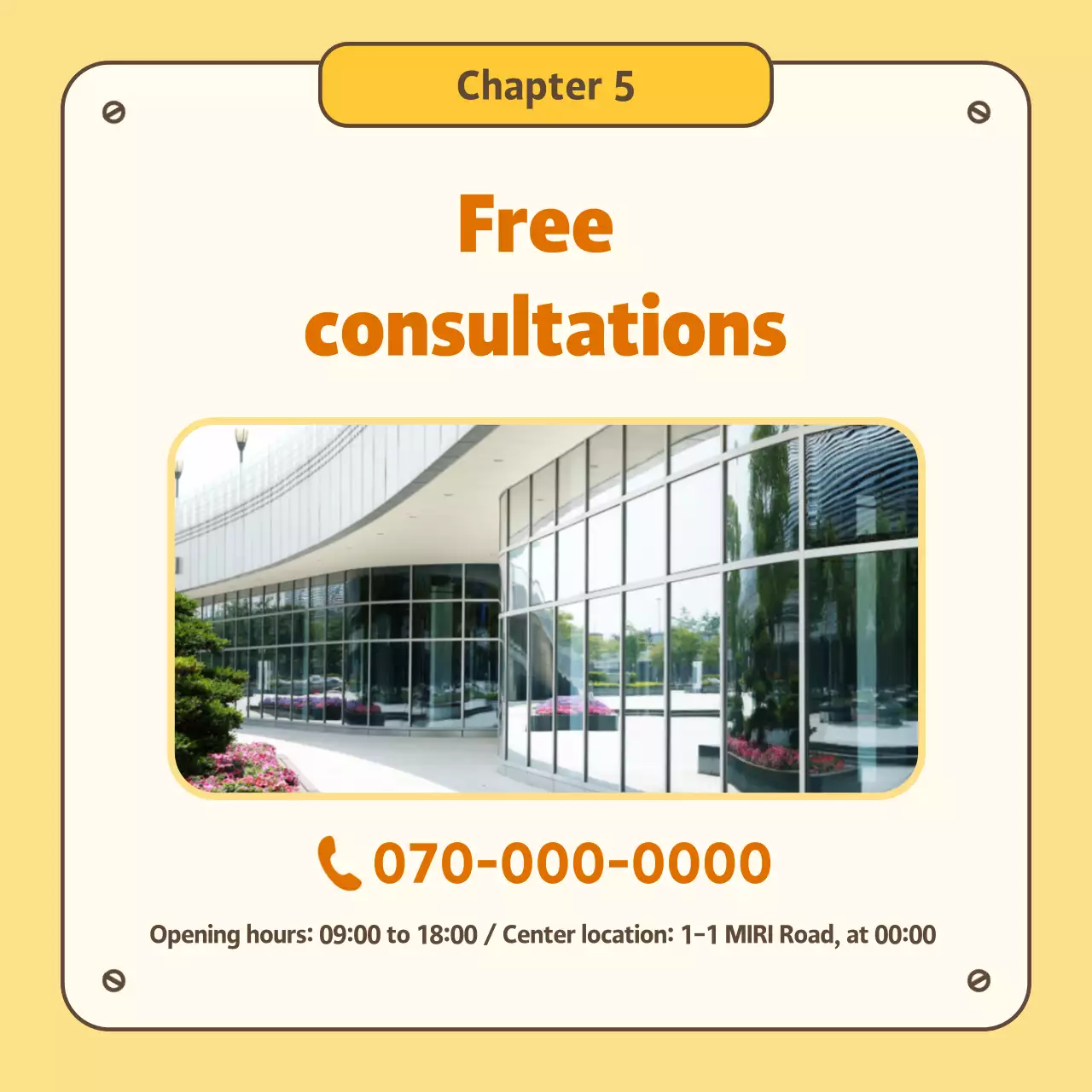 Yellow Simple Nursing Service Guide