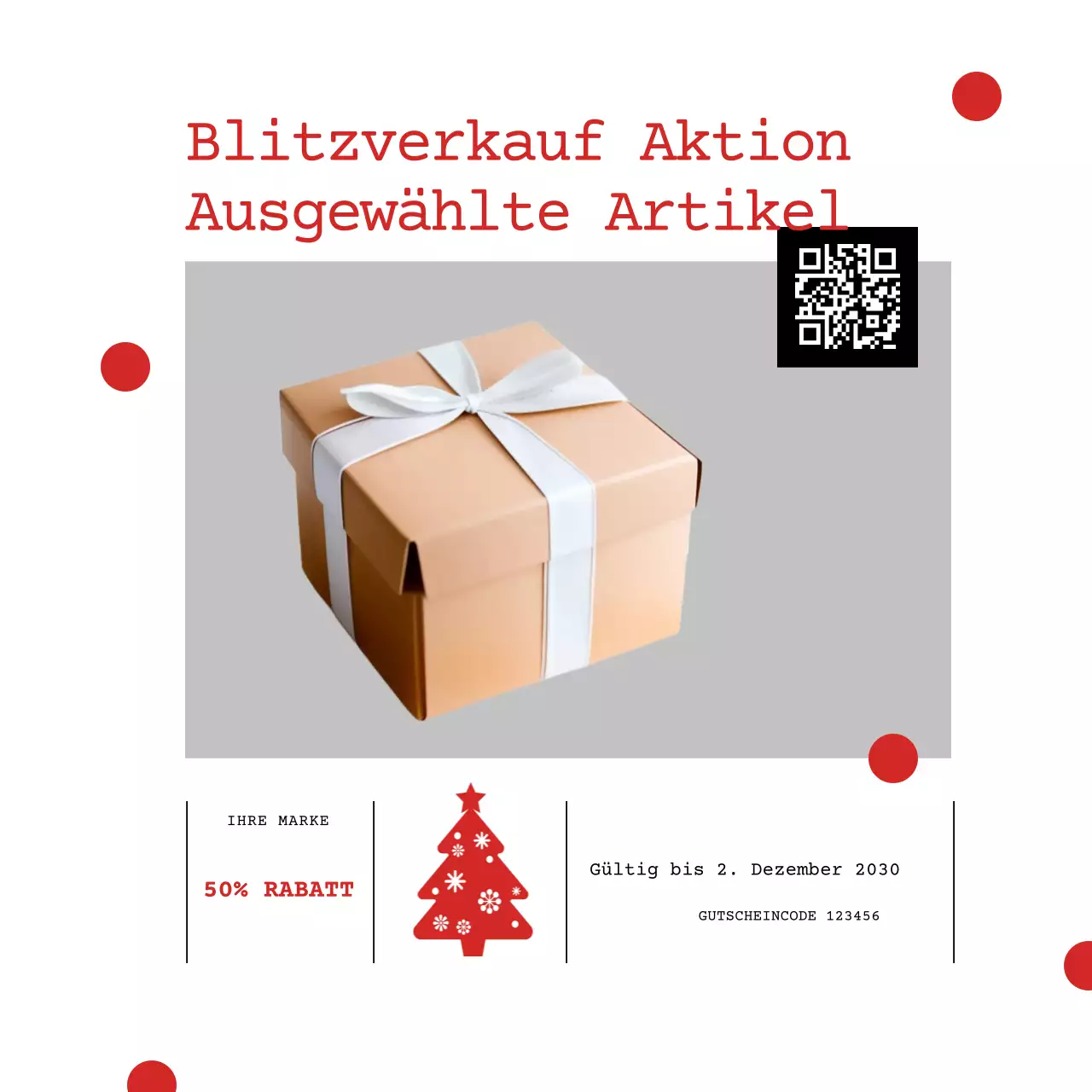 White Minimal Sale Promotion Post