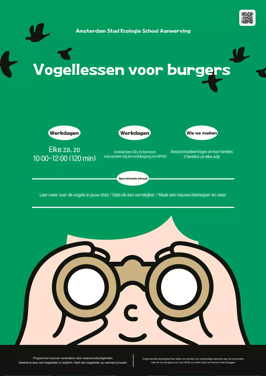 Aankondiging van de werving van stagiaires bij Green Simple