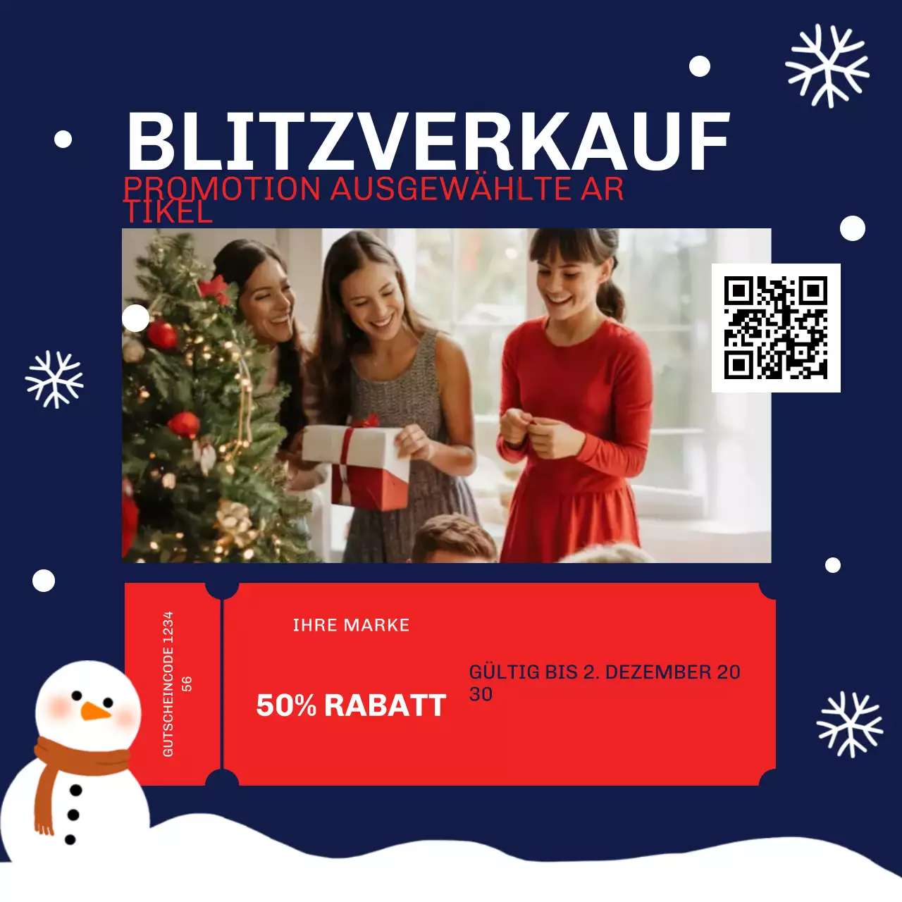 Festliche Feiertagsaktion der Marine