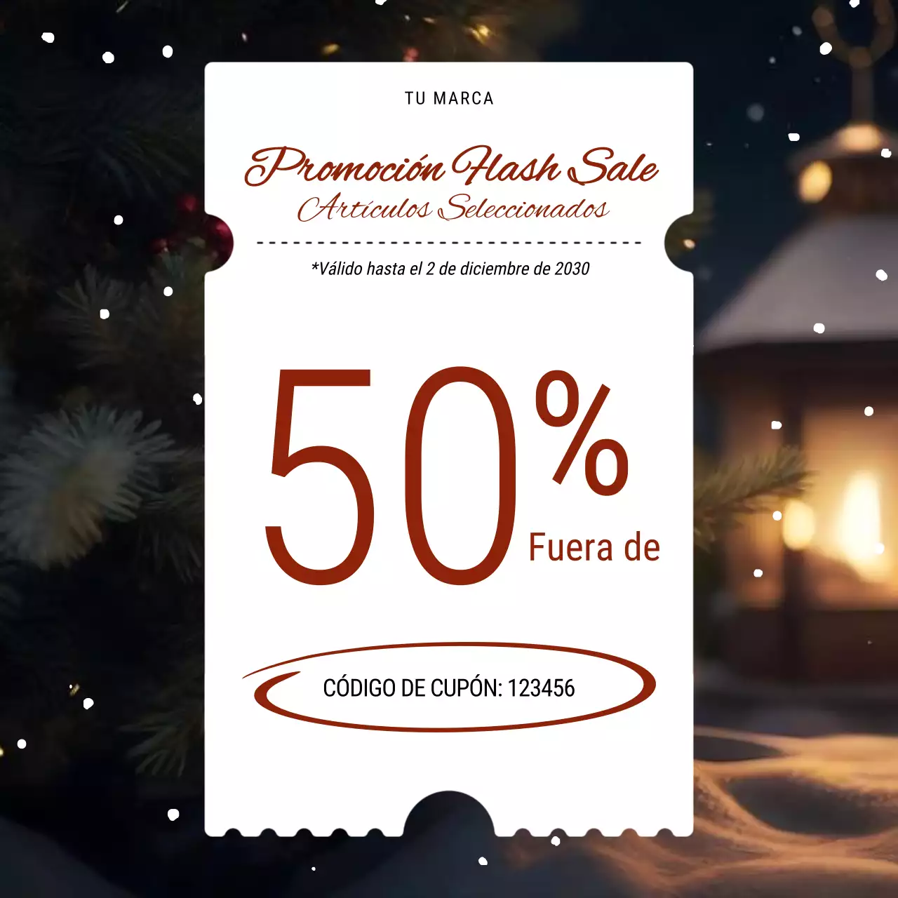 Publicación de promoción de venta de Red Elegant